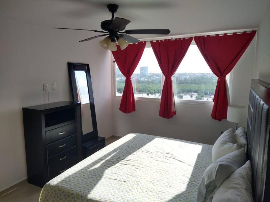 Hermoso Condo De 2 Habitaciones Frente Al Caribe Канкун Экстерьер фото